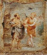 Peter Paul Rubens Elijah and the Angel painting